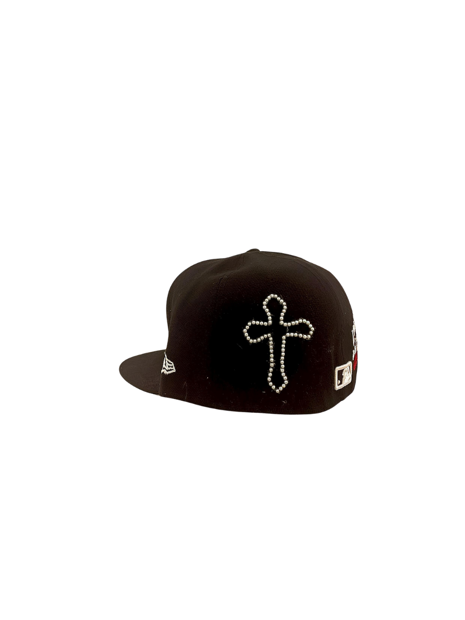 Black Pearl Design Fitted Cap